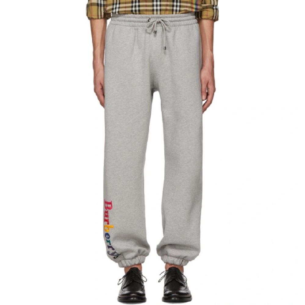 Burberry Rainbow Logo Fleece Sweatpants